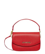 LOVE MOSCHINO CHUNKY TAB Sac &agrave; rabat et bandouli&egrave;re ROUGE - Sacs pour Femme - 1