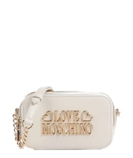 LOVE MOSCHINO LOVELY LOVE Mini sac coffre, avec bandouli&egrave;re Ivoire - Sacs pour Femme - 1