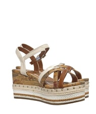 ALVIERO MARTINI PRIMA CLASSE GEO sandales compens&eacute;es NATUREL - Chaussures Femme - 1
