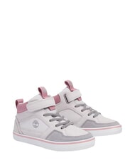 TIMBERLAND STONE JUMP MID Baskets en cuir mixte daim gris clair - Chaussures de b&eacute;b&eacute; - 1