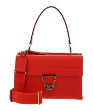 COCCINELLE CAMPIONARIO - ARLETTIS SIGNATURE Sac en cuir avec bandouli&egrave;re logot&eacute;e - Sacs pour Femme