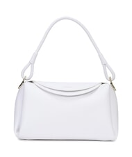 COCCINELLE CAMPIONARIO - ECLYPS Sac bandouli&egrave;re en cuir martel&eacute; blanc brillant - Sacs pour Femme - 1