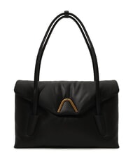 COCCINELLE CAMPIONARIO - CHESTER PUFFY SMOOTH sac bandouli&egrave;re Noir - Sacs pour Femme - 1