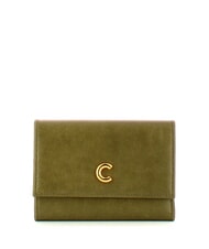 COCCINELLE  CAMPIONARIO - KELSEY VINTAGE portefeuille en cuir vert laurier - Portefeuilles Femme - 1