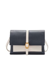 COCCINELLE CAMPIONARIO - DORIAN BICOLOR sac bandouli&egrave;re en cuir midnig.b/blanco - Sacs pour Femme - 1