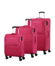 AMERICAN TOURISTER AIR WAVE Ensemble cabine + trolley moyen + grand explosion de baies - Ensemble Valises - 1