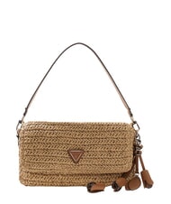 GUESS OFELIA sac bandouli&egrave;re naturel / cognac - Sacs pour Femme - 1