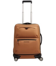 PIQUADRO CORNER SPECIALE GOMMATO Chariot &agrave; bagages &agrave; main r&eacute;sistant &agrave; l'eau CUIR - Valises cabine - 1