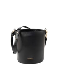 COCCINELLE CHARLOTTE Mini sac seau en cuir Noir - Sacs pour Femme - 1