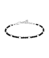 MORELLATO PIETRE Bracelet en acier avec pierre d'agate Noir - Bracelets pour hommes - 1