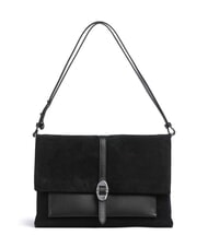 COCCINELLE CAMPIONARIO - DORIAN SUEDE sac bandouli&egrave;re Noir - Sacs pour Femme - 1