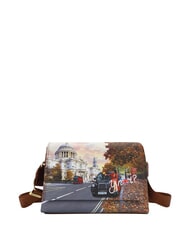 YNOT YESBAG Sac bandouli&egrave;re &agrave; rabat touriste londonien - Sacs pour Femme - 1