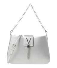 MARIO VALENTINO DIVINA Sac convertible matelass&eacute; argent - Sacs pour Femme - 1