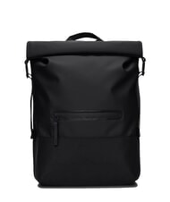RAINS TRAIL ROLLTOP Sac &agrave; dos pour ordinateur portable 13" noir - Sacs &agrave; dos pour l'&Eacute;cole & les Loisirs - 1