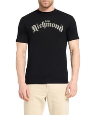 JOHN RICHMOND PALGI T-shirt &agrave; manches courtes noir/noir - T-shirt - 1
