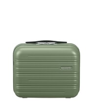AMERICAN TOURISTER HIGH TURN &Eacute;tui rigide pour produits de beaut&eacute; avec bandouli&egrave;re kaki sauge mat - Trousses - 1