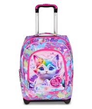 SJGANG CUCCIOLI Sac &agrave; dos trolley &agrave; 2 roues, fixe - Sacs &agrave; dos &agrave; roulettes