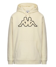 KAPPA LOGO Sweatshirt &agrave; capuche asperges blanches - Pulls molletonn&eacute;s - 1