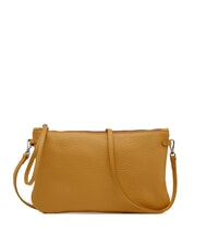 GIANNI CHIARINI HERMY Pochette en cuir avec bandouli&egrave;re castor d'ambre dor&eacute; - Sacs pour Femme - 1