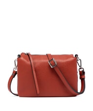 GIANNI CHIARINI THREE  Mini sac bandouli&egrave;re, en cuir rouge brique - Sacs pour Femme - 1
