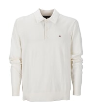 TOMMY HILFIGER TH  ivoire - chemise polo - 1