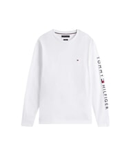TOMMY HILFIGER TH T-shirt &agrave; manches longues blanc - Pulls pour hommes - 1