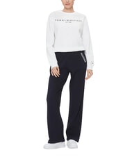 TOMMY HILFIGER TH Sweat-shirt blanc optique - Sweat-shirts pour femmes - 1