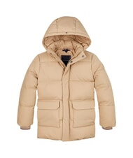 TOMMY HILFIGER TH KIDS Veste &agrave; capuche kaki classique - B&eacute;b&eacute; Vestes - 1
