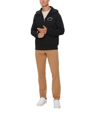 TOMMY HILFIGER TH Sweat-shirt noir - Pulls molletonn&eacute;s - 1