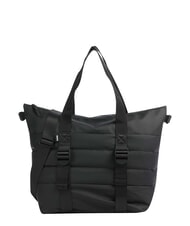 RAINS PUFFER Sac cabas port&eacute; &eacute;paule, avec bandouli&egrave;re noir - Sacs pour Femme - 1