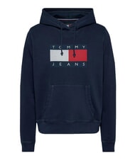 TOMMY HILFIGER TH JEANS Sweat-shirt en coton marine nuit noire - Sweat-shirts pour femmes - 1