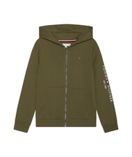 TOMMY HILFIGER TH Sweat-shirt olive utilitaire - B&eacute;b&eacute; Sweat - 1