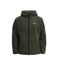 TOMMY HILFIGER TH JEANS Sweat-shirt &agrave; poche et capuche vert fatigue - Pulls molletonn&eacute;s - 1