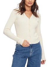 TOMMY HILFIGER TH JEANS cardigan &agrave; manches longues - Chandails pour femmes