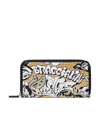 BRACCIALINI MURALES Portefeuille Zip Around or - Portefeuilles Femme - 1