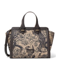BRACCIALINI CARPET Sac &agrave; main avec bandouli&egrave;re marron - Sacs pour Femme - 1