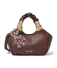 BRACCIALINI SARA Sac en cuir, avec bandouli&egrave;re marron - Sacs pour Femme - 1