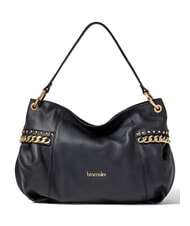 BRACCIALINI NORA Sac bandouli&egrave;re en cuir avec cha&icirc;ne - Sacs pour Femme