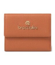 BRACCIALINI BASIC petit portefeuille en cuir marron - Portefeuilles Femme - 1
