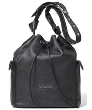 BRACCIALINI NORA Seau &agrave; bandouli&egrave;re, en cuir noir - Sacs pour Femme - 1