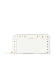 BRACCIALINI ROCK Portefeuille Zip Around blanc - Portefeuilles Femme - 1