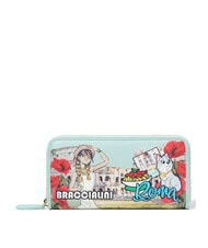 BRACCIALINI CARTOLINE Roma Portefeuille Zip Around multi - Portefeuilles Femme - 1