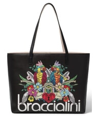 BRACCIALINI BRITNEY Sac shopping &agrave; bandouli&egrave;re perroquet/noir - Sacs pour Femme - 1