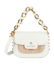 BRACCIALINI CHAIN Mini sac &agrave; main avec bandouli&egrave;re blanc - Sacs pour Femme - 1