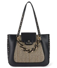 BRACCIALINI CHAIN sac &agrave; bandouli&egrave;re noir - Sacs pour Femme - 1