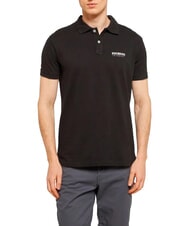 BIKKEMBERGS ICONIC Polo en coton, manches courtes noir - chemise polo - 1
