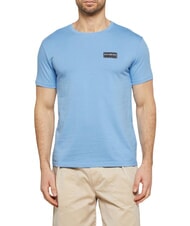 BIKKEMBERGS BASIC T-shirt &agrave; manches courtes et col rond azur&eacute; - T-shirt - 1