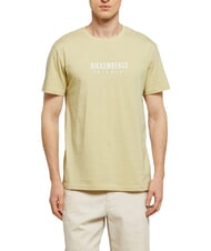 BIKKEMBERGS ICONIC T-shirt en coton, manches courtes beige - T-shirt - 1