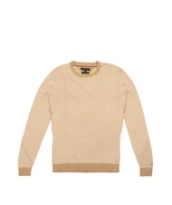 TOMMY HILFIGER TH Pull en m&eacute;lange de coton rose classique / blanc optique - Pulls pour hommes - 1