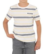 TOMMY HILFIGER KIDS BIMBO T-shirt en coton jaune - Tee-shirt enfant - 1